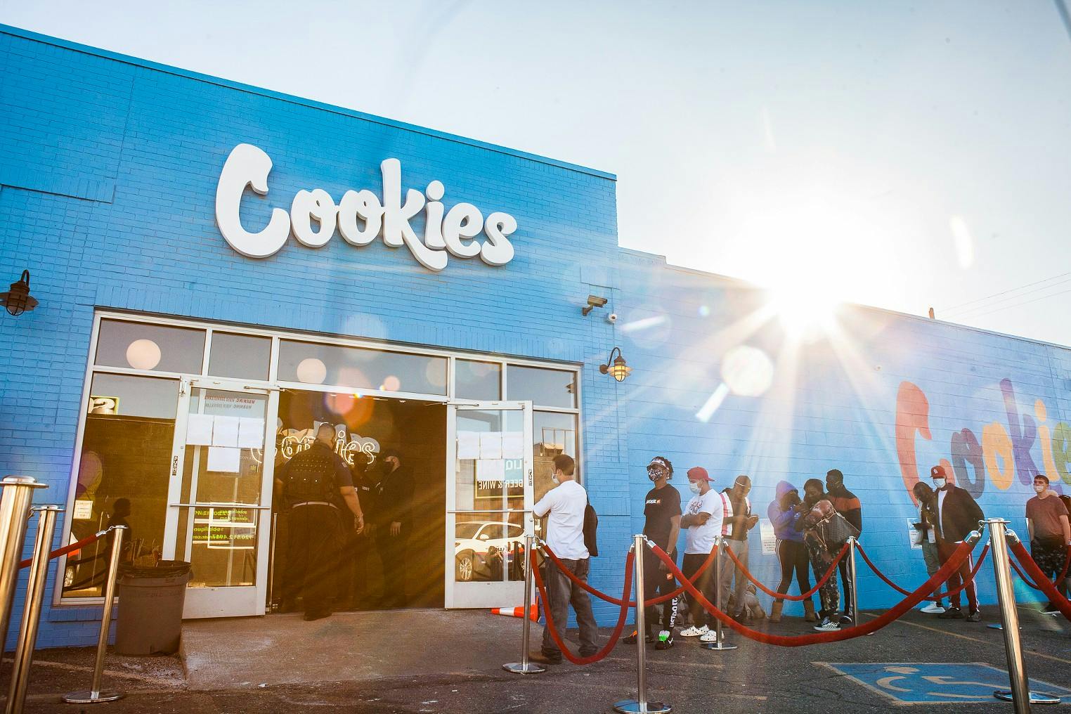 Cookies cannabis brand, grand opening
